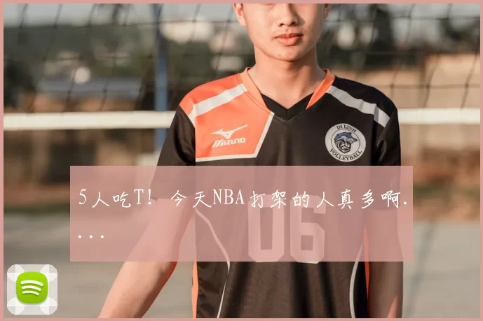 5人吃T！今天NBA打架的人真多啊....