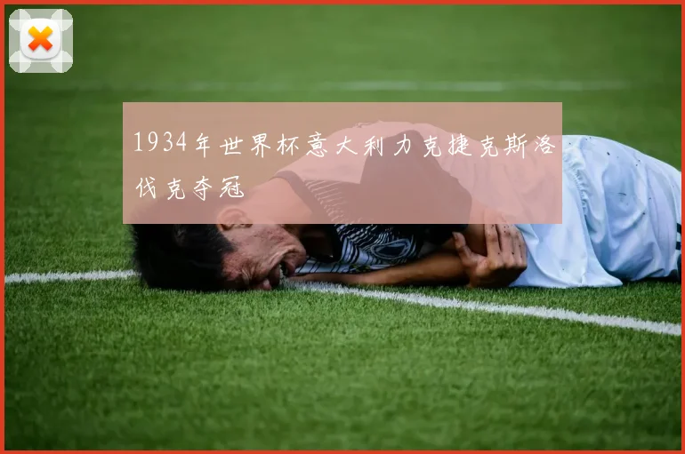 1934年世界杯意大利力克捷克斯洛伐克夺冠